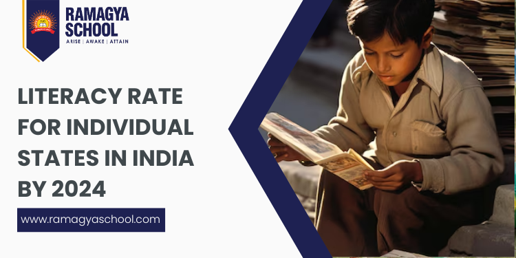 Literacy Rate for Individual States in India by 2024